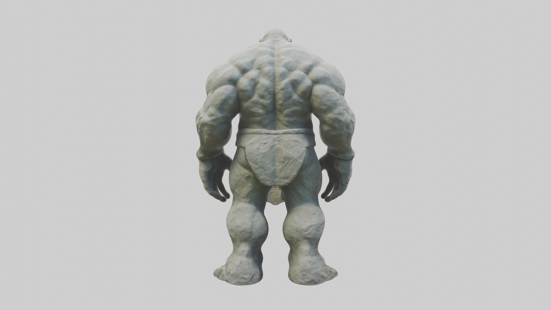 Stone Giant Model Low-poly 3D model_1