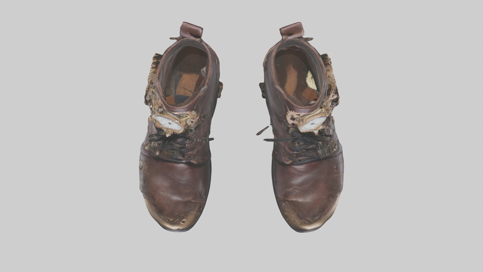 Steampunk Full Set Low-poly 3D model_21