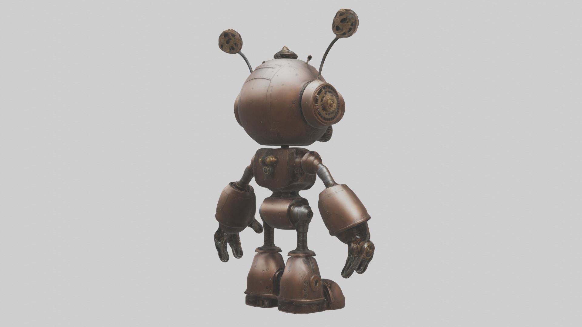 Steampunk Full Set Low-poly 3D model_54