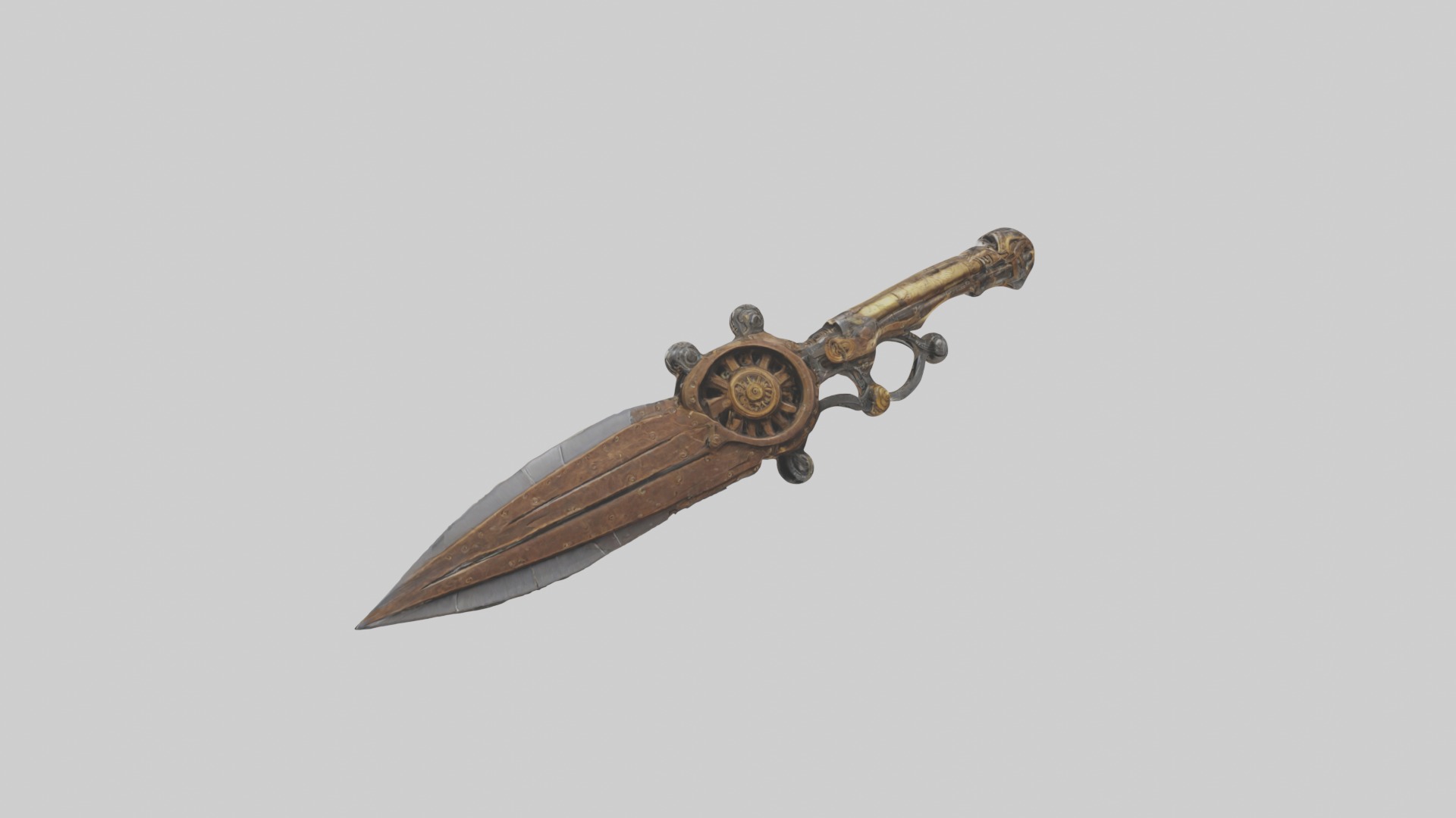 Steampunk Full Set Low-poly 3D model_38