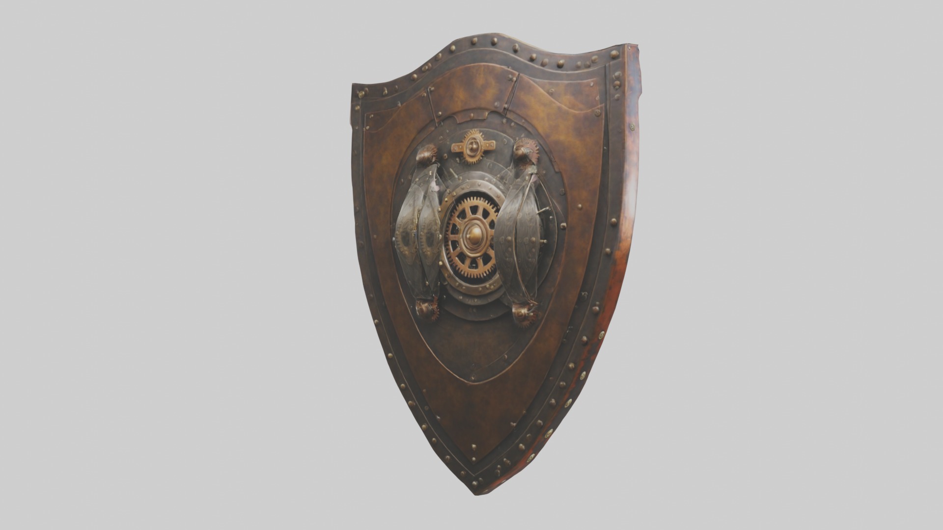 Steampunk Full Set Low-poly 3D model_5