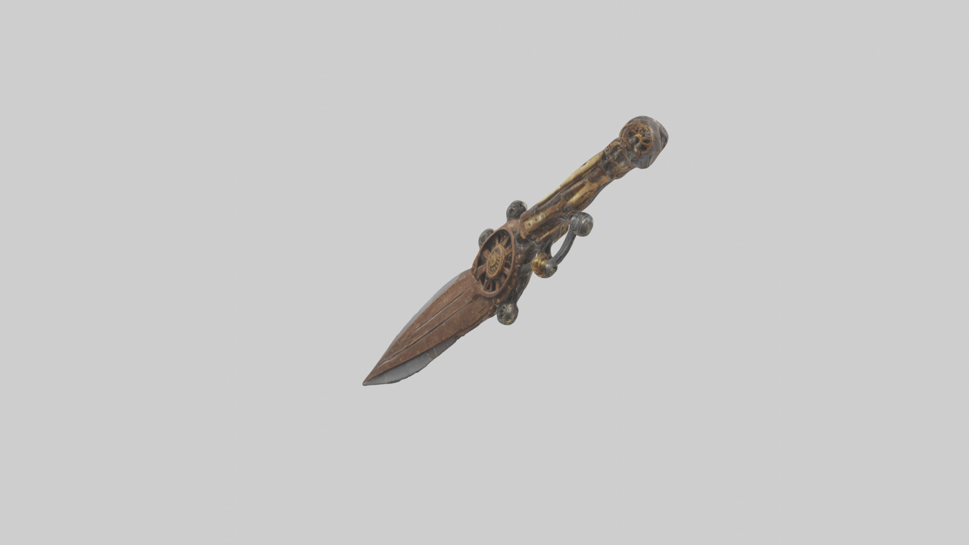 Steampunk Full Set Low-poly 3D model_32