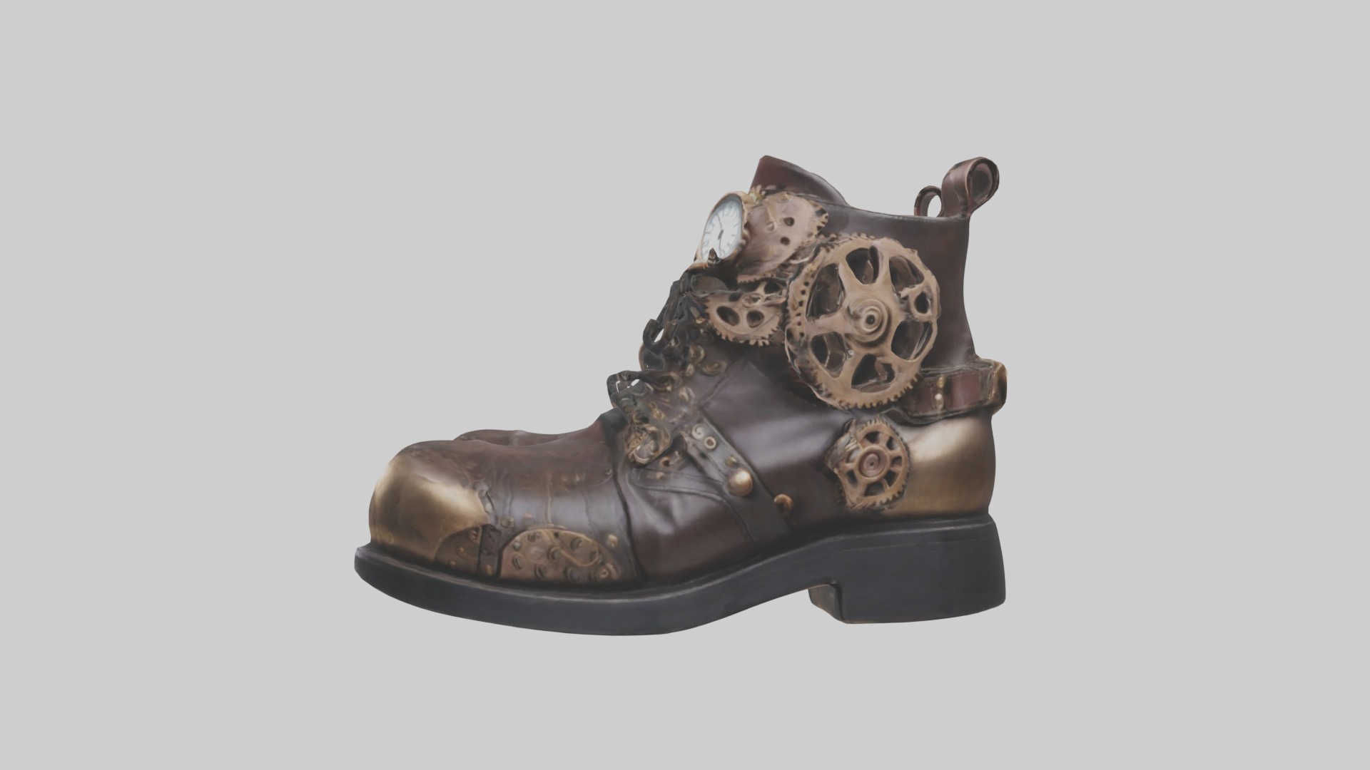 Steampunk Full Set Low-poly 3D model_19