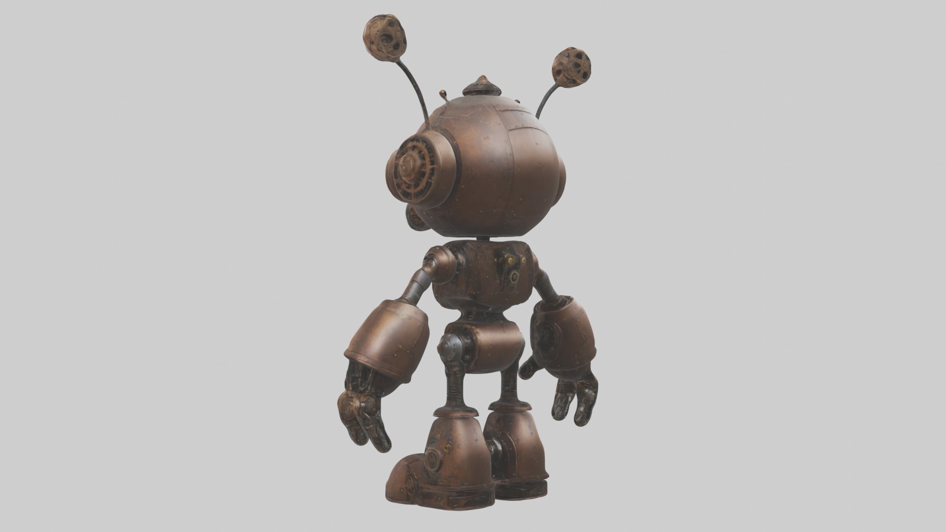 Steampunk Full Set Low-poly 3D model_53