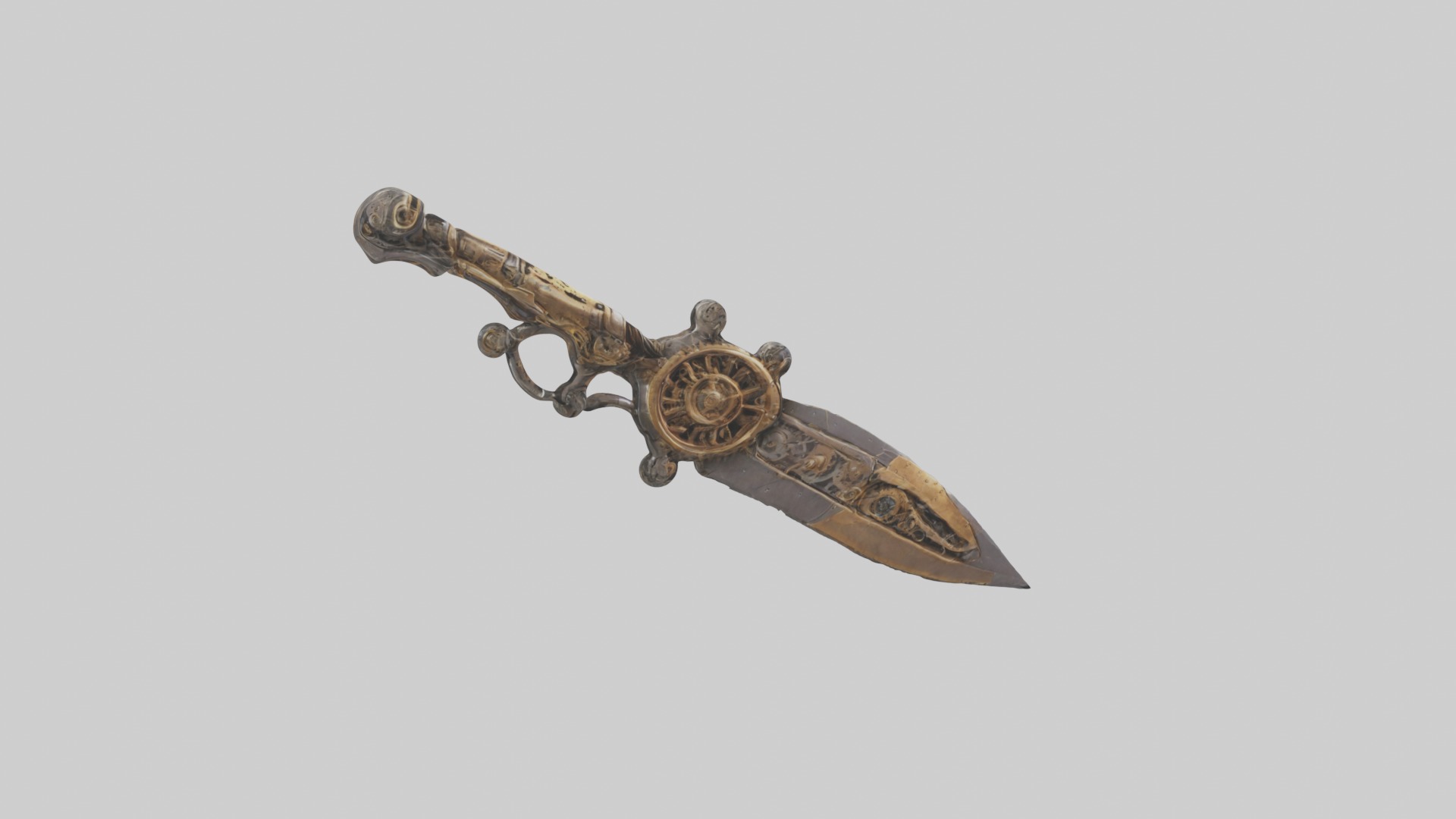 Steampunk Full Set Low-poly 3D model_39