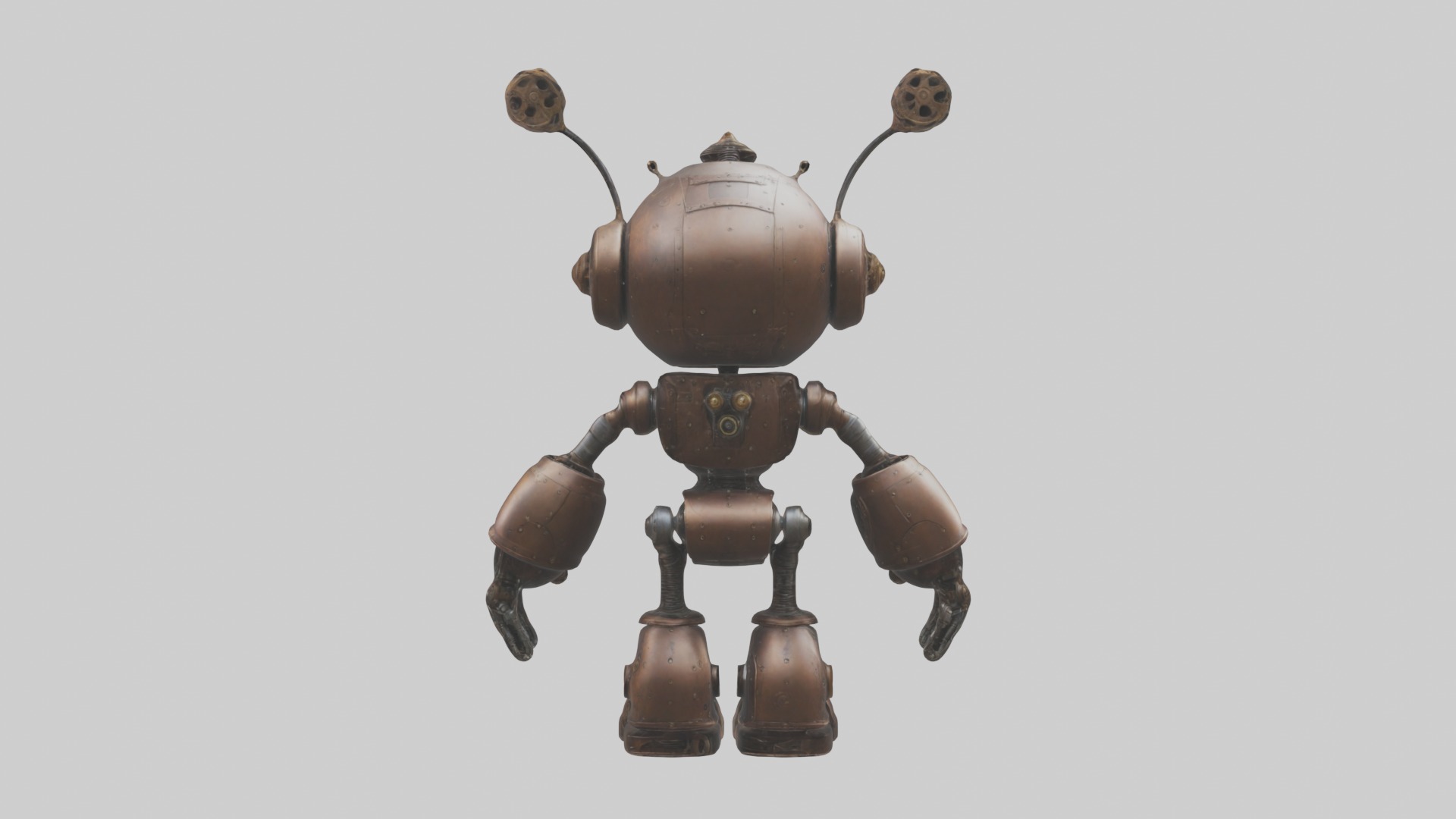 Steampunk Full Set Low-poly 3D model_52