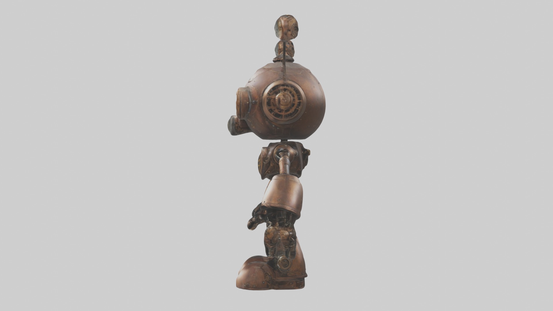 Steampunk Full Set Low-poly 3D model_58