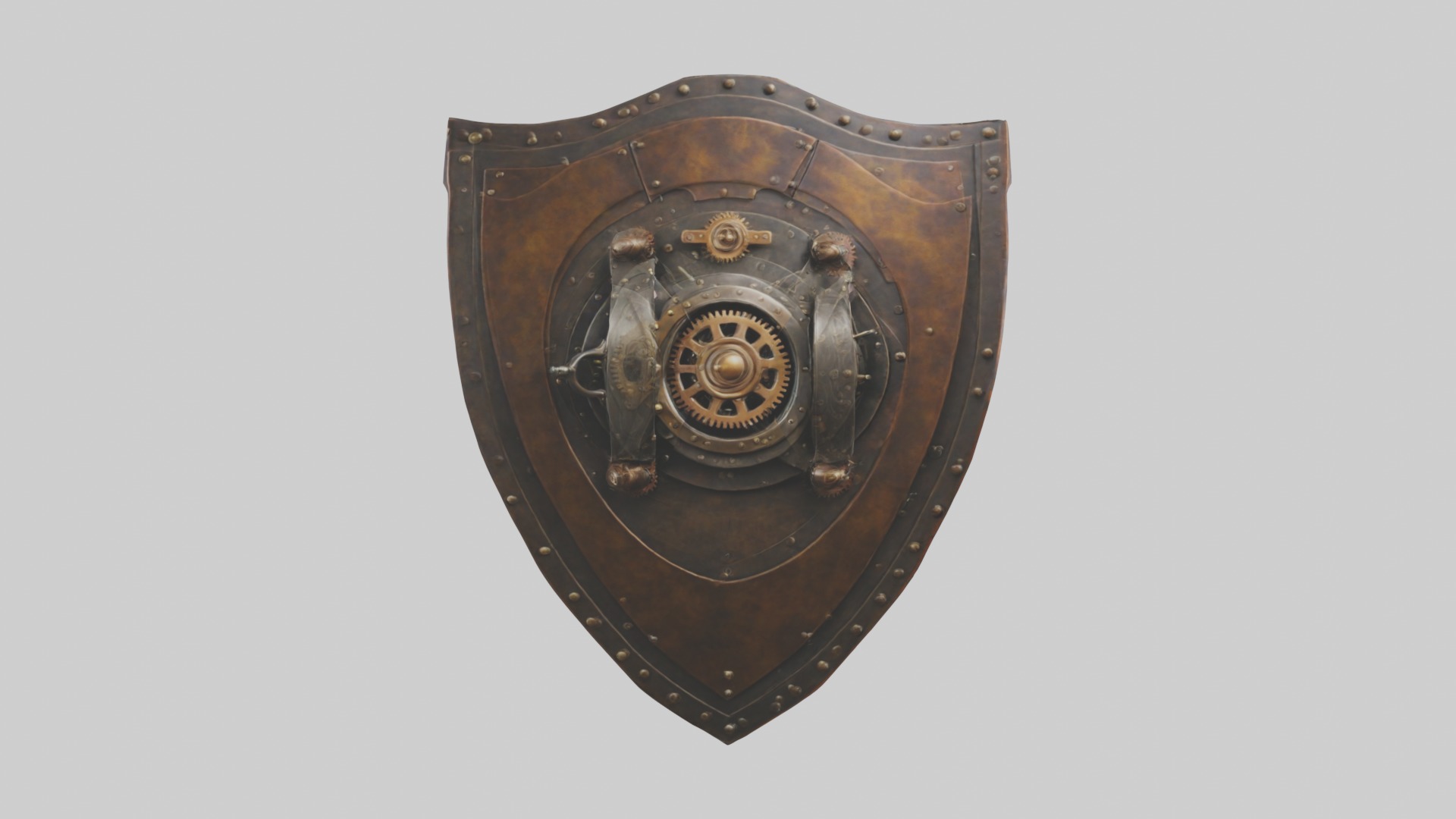 Steampunk Full Set Low-poly 3D model_7