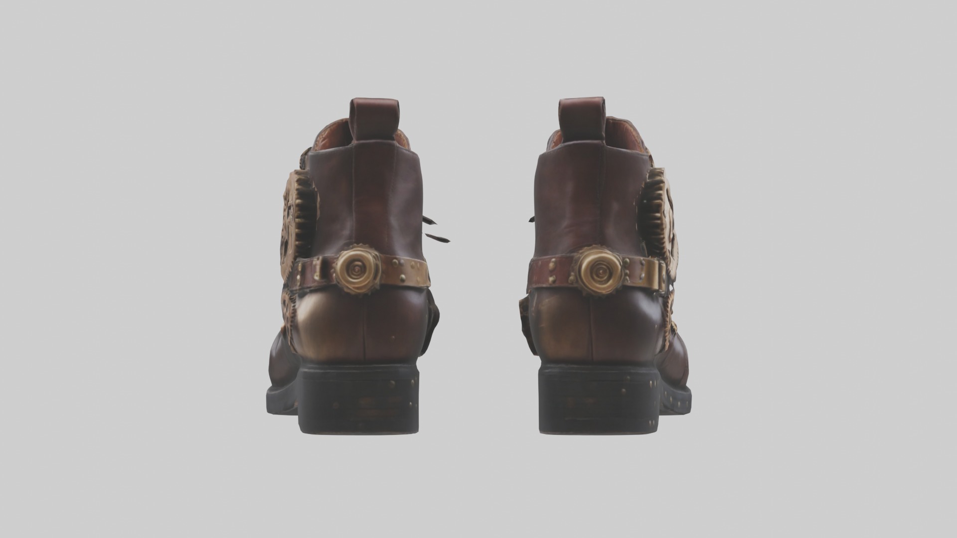 Steampunk Full Set Low-poly 3D model_13