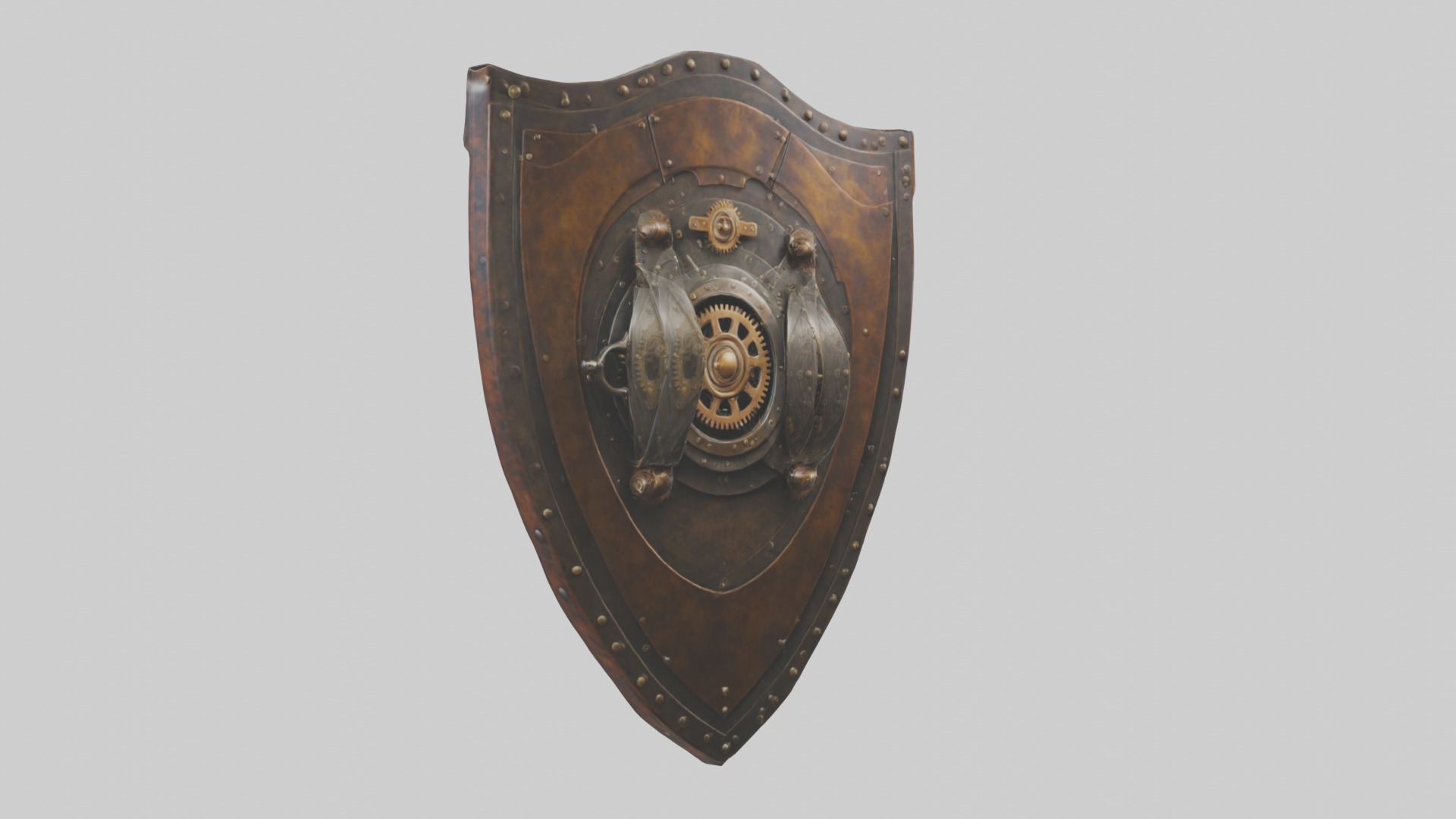 Steampunk Full Set Low-poly 3D model_2