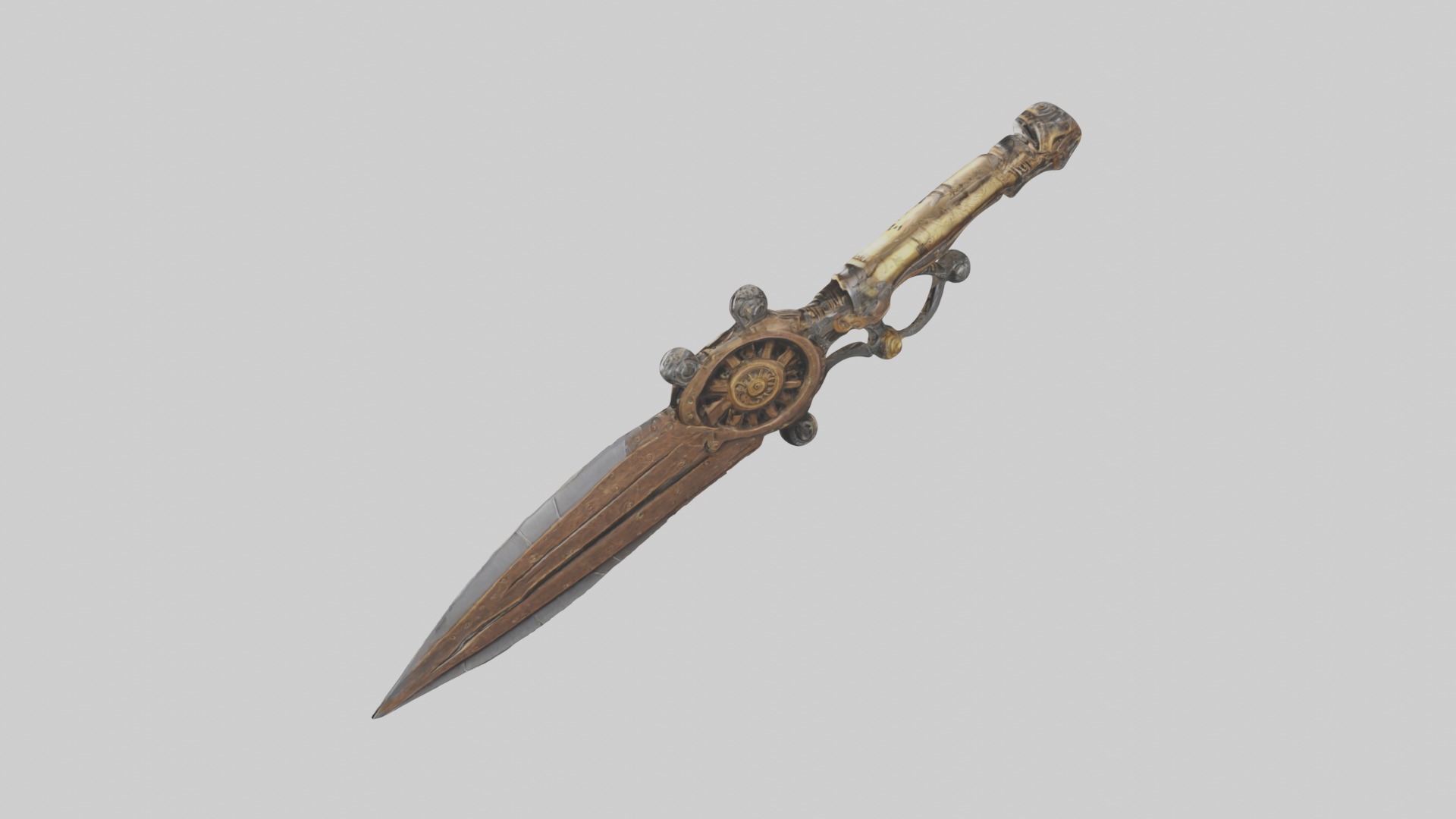 Steampunk Full Set Low-poly 3D model_43