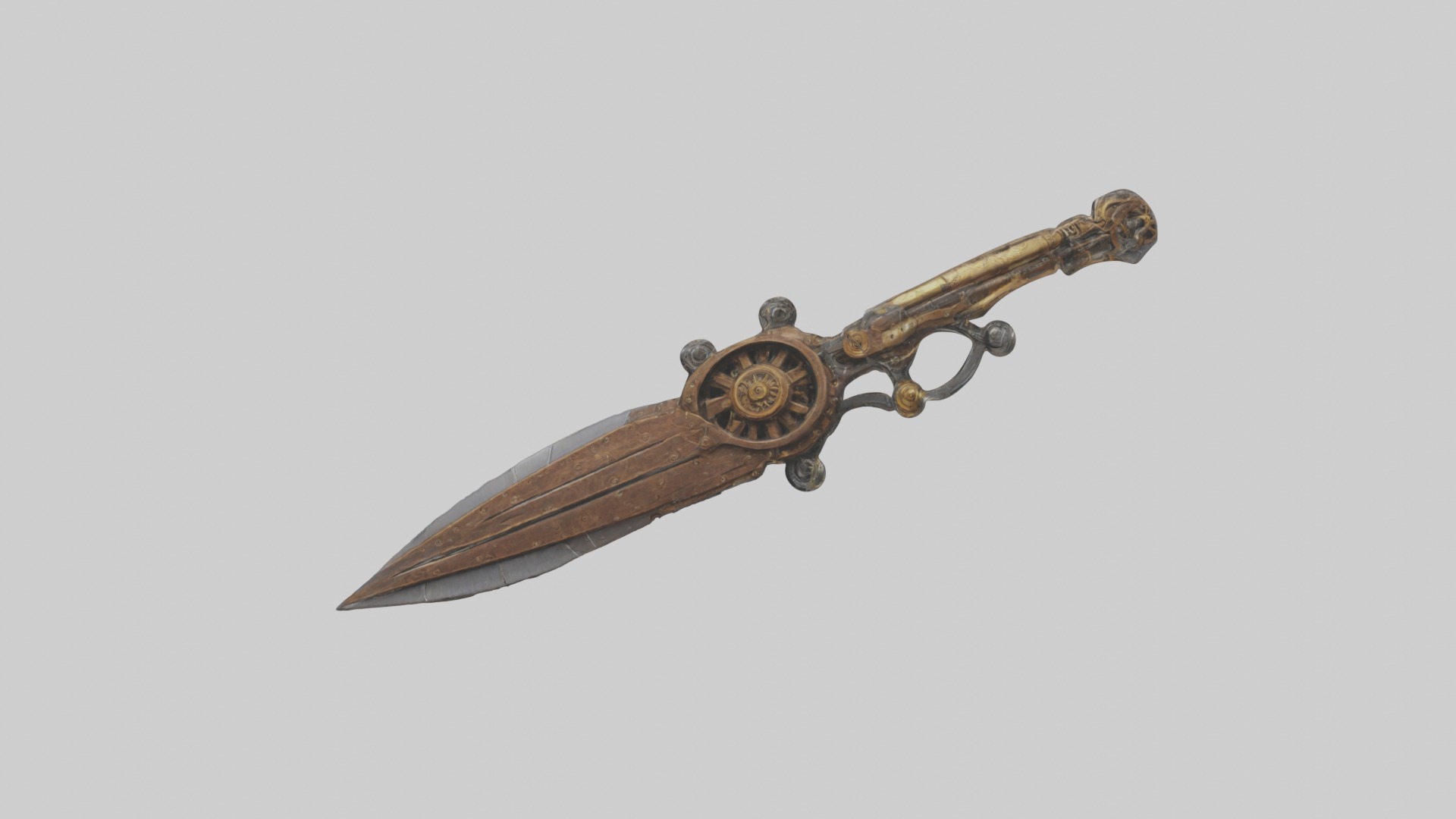 Steampunk Full Set Low-poly 3D model_33