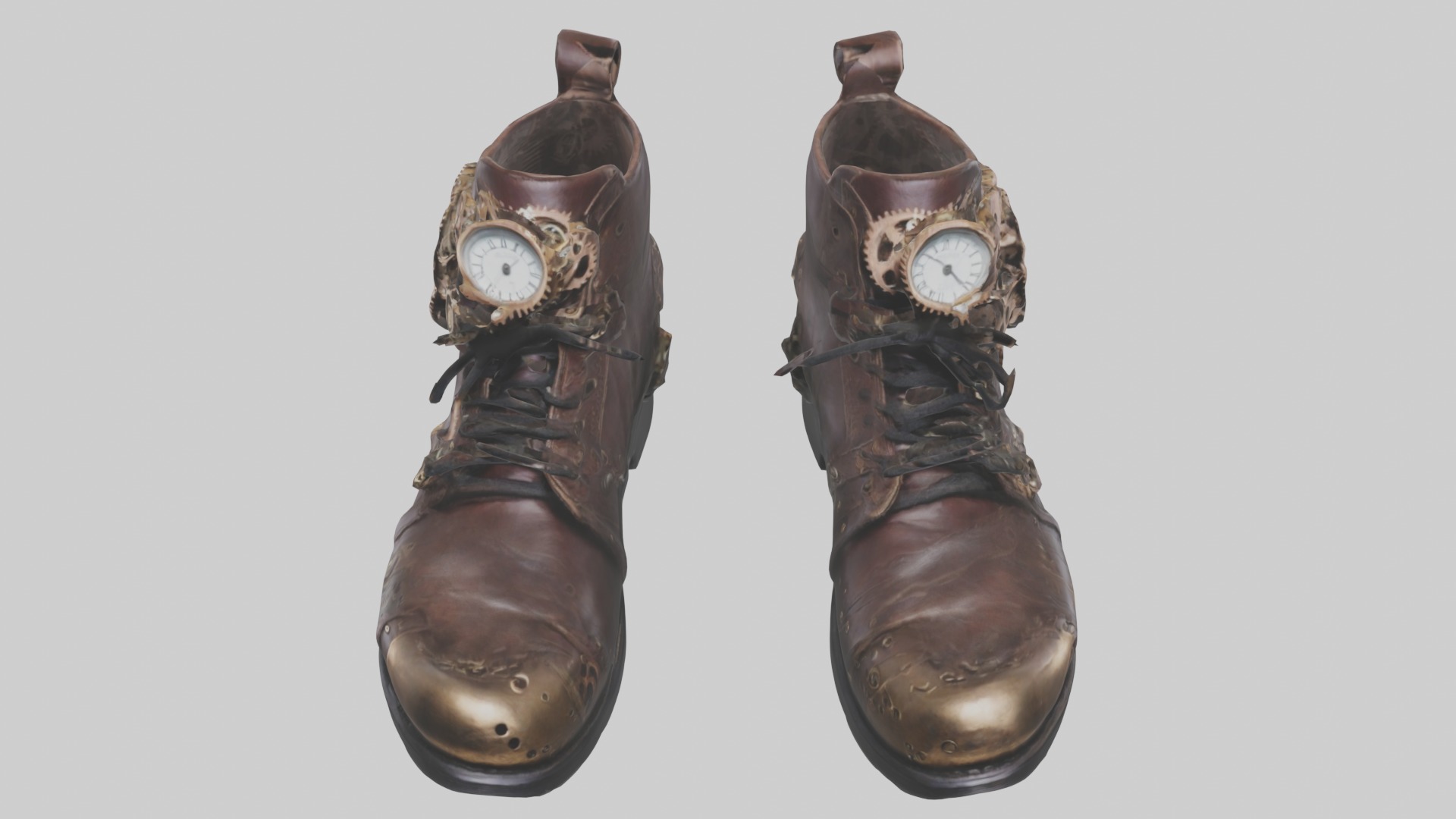 Steampunk Full Set Low-poly 3D model_23