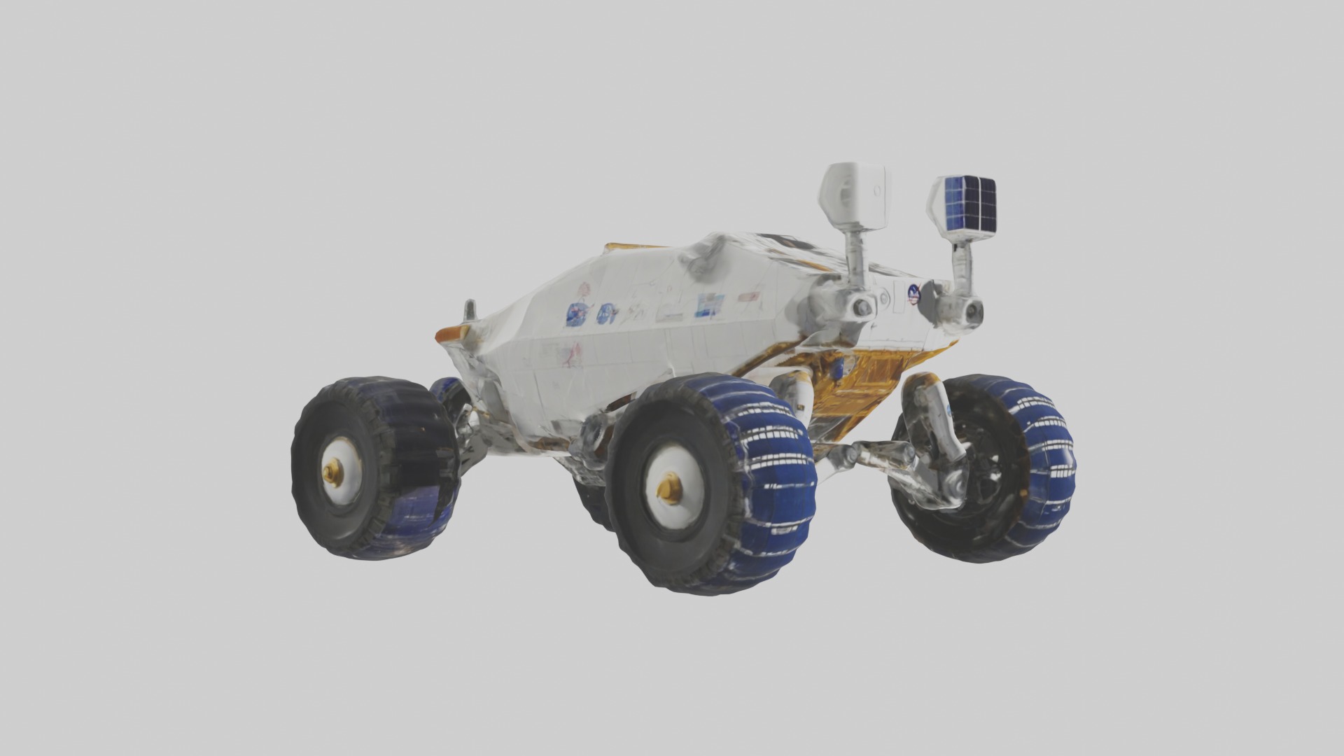 Space Exploration Rov 1 Low-poly 3D model_5