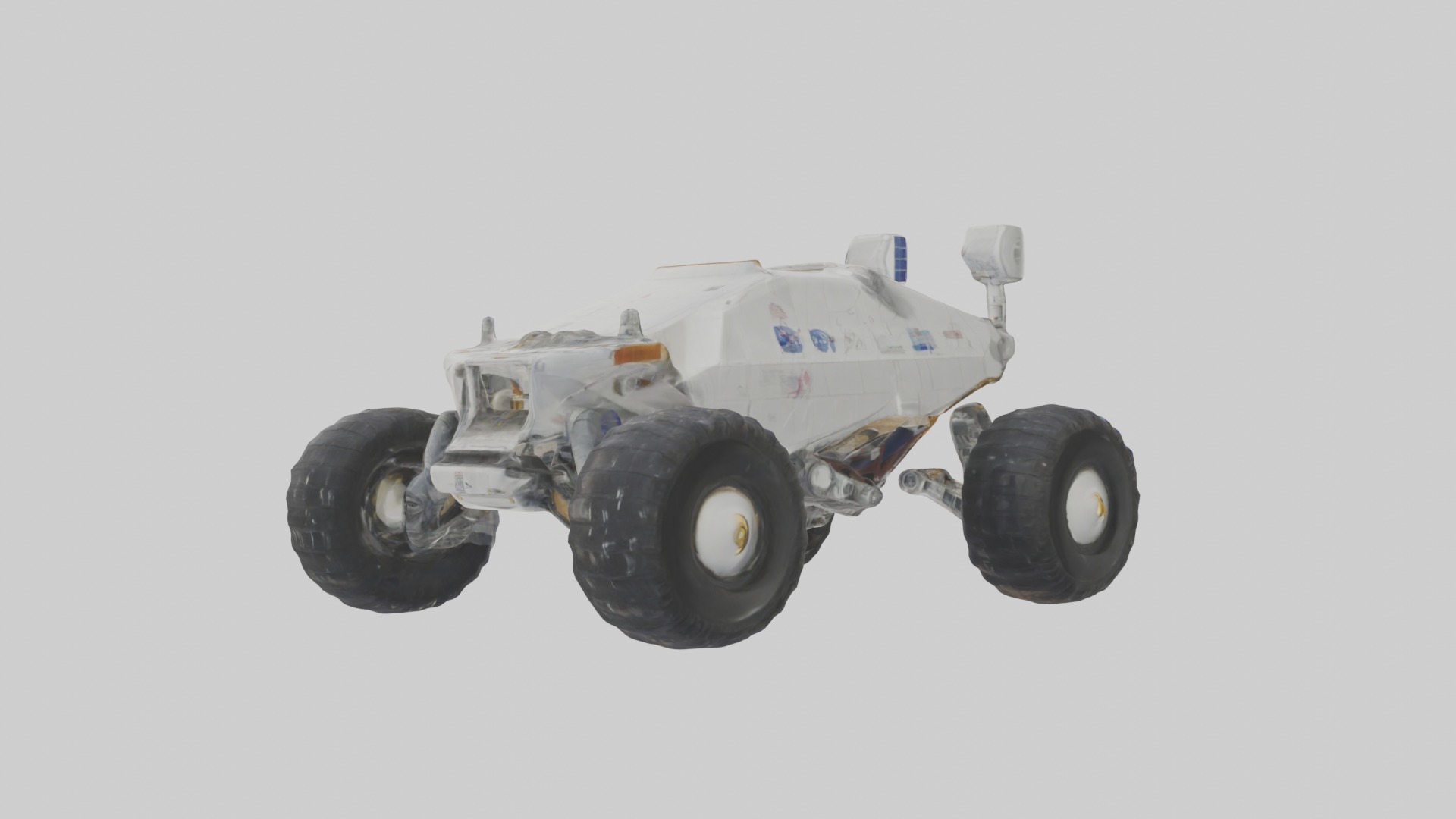 Space Exploration Rov 1 Low-poly 3D model_2