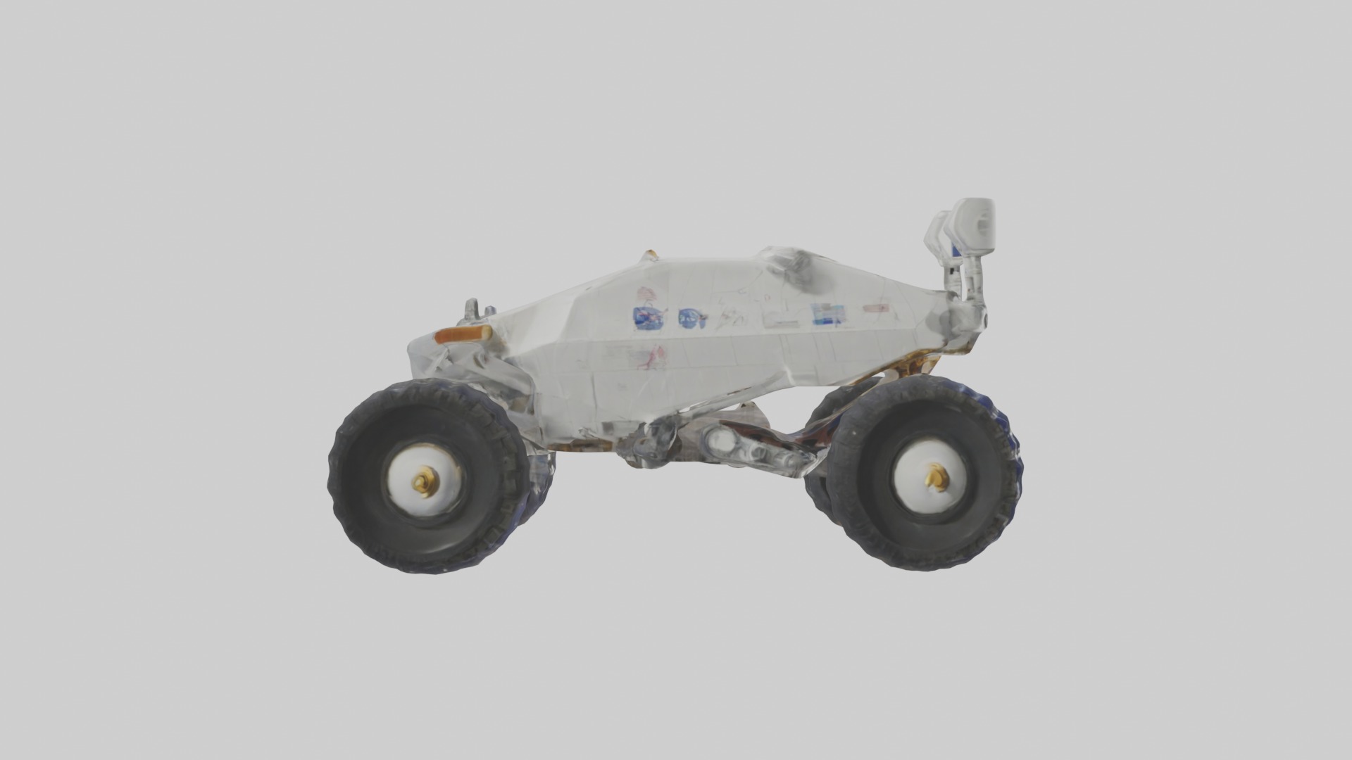 Space Exploration Rov 1 Low-poly 3D model_7
