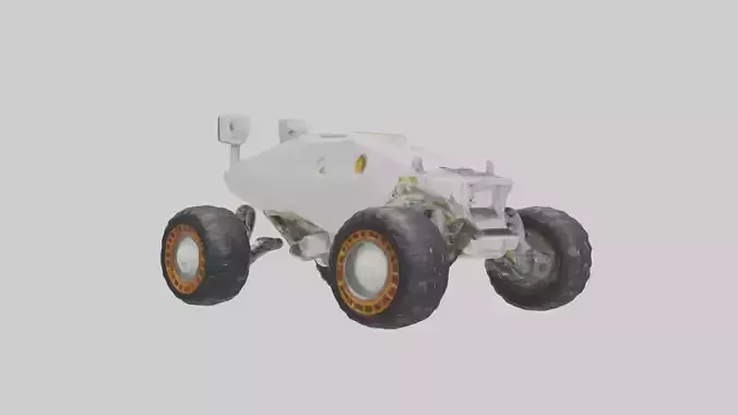 Space Exploration Rov 1 Low-poly 3D model