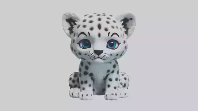 Snow Leopard Cub Mode 1