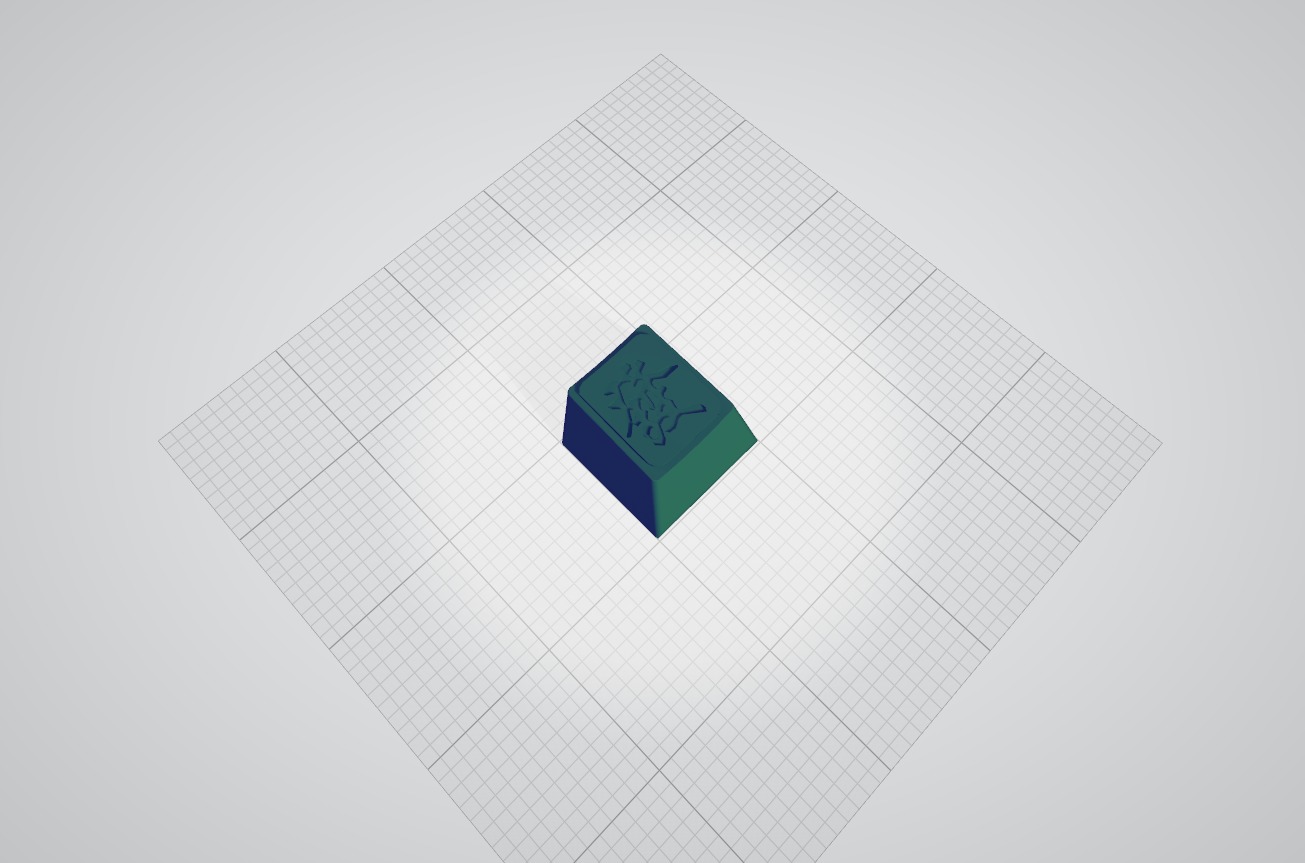 Chinese Lucky Gold Keycap Set 3D print model_9