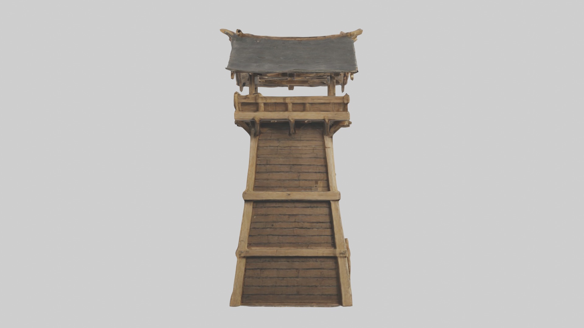 Siegetower Model Low-poly 3D model_7