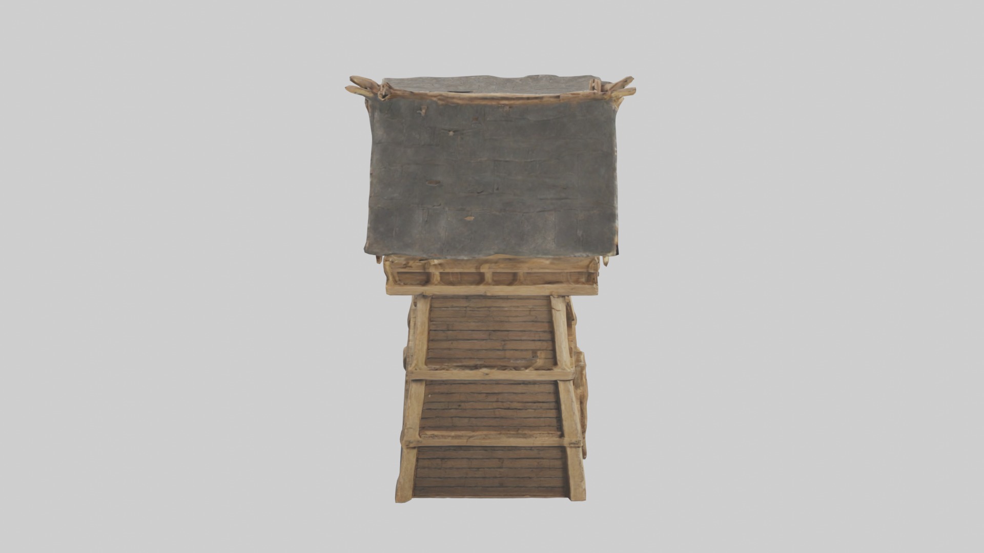 Siegetower Model Low-poly 3D model_12