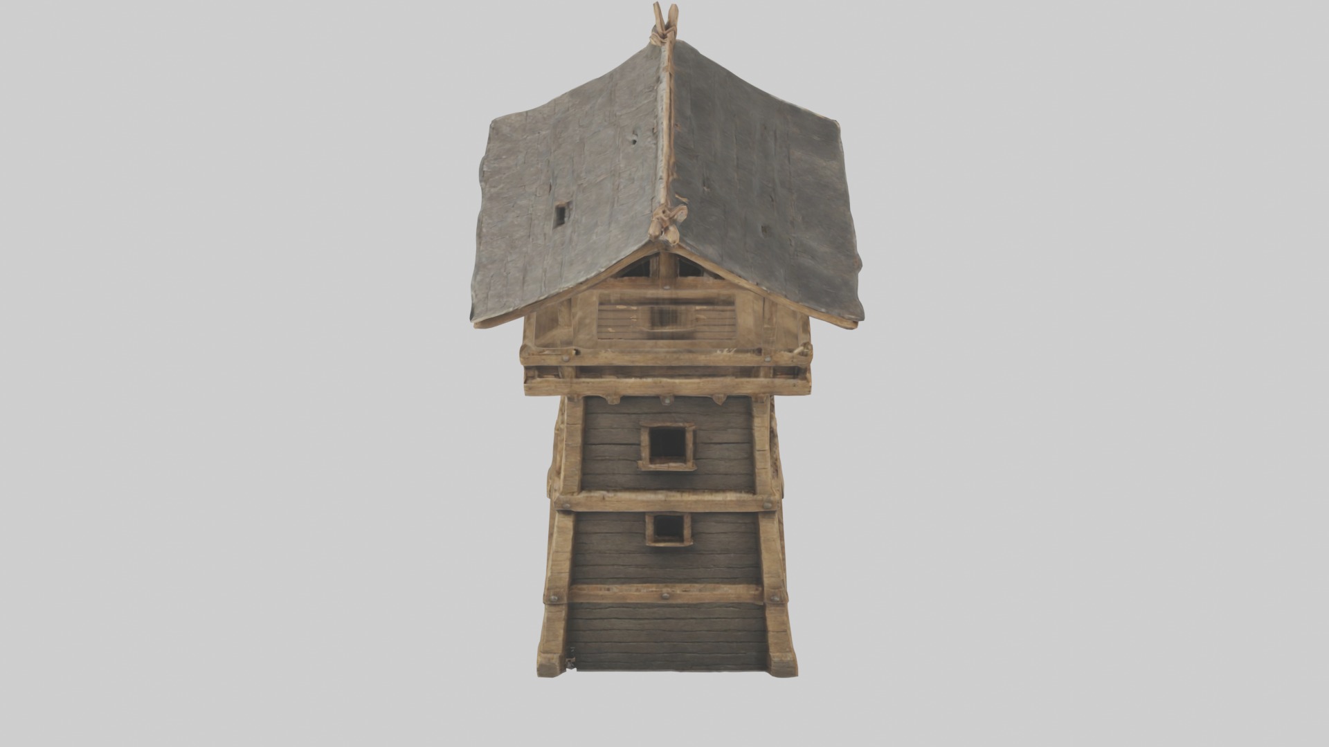 Siegetower Model Low-poly 3D model_9