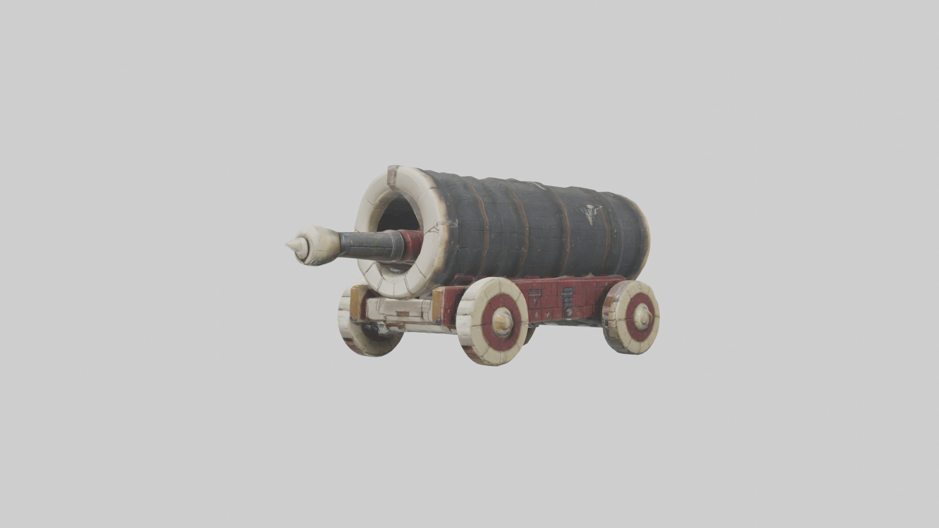 Siegeram Model Low-poly 3D model_4