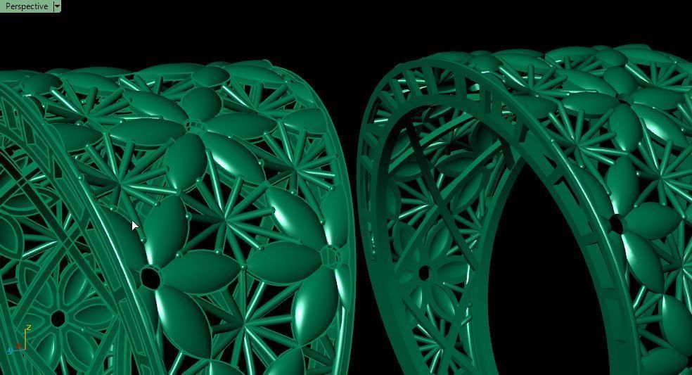 flower base fusion 3D print model_3