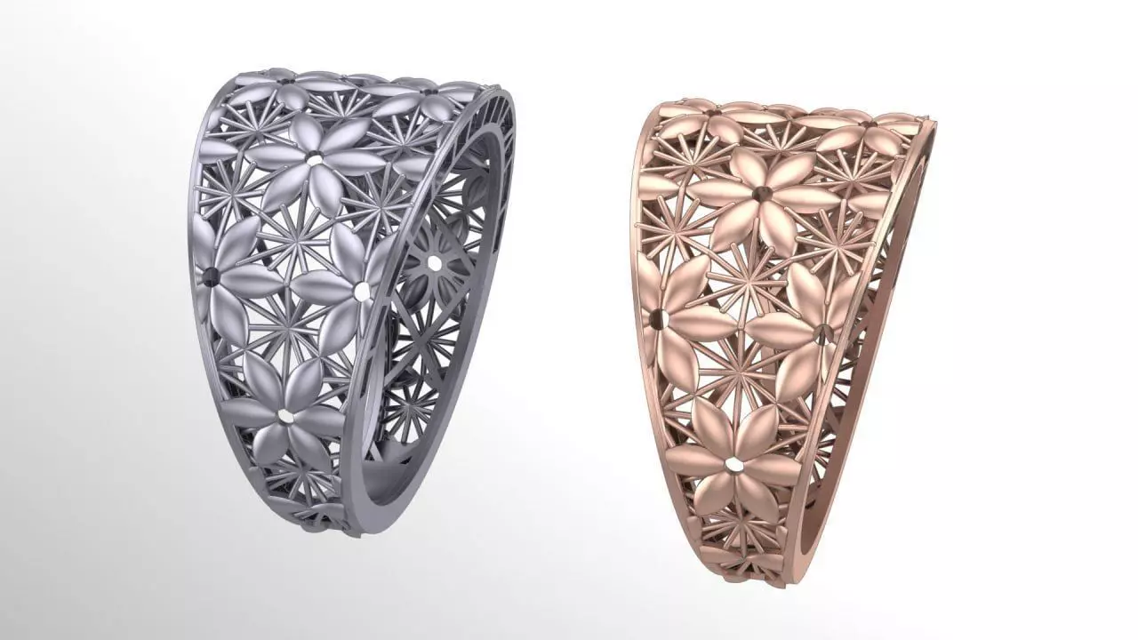 flower base fusion 3D print model_0