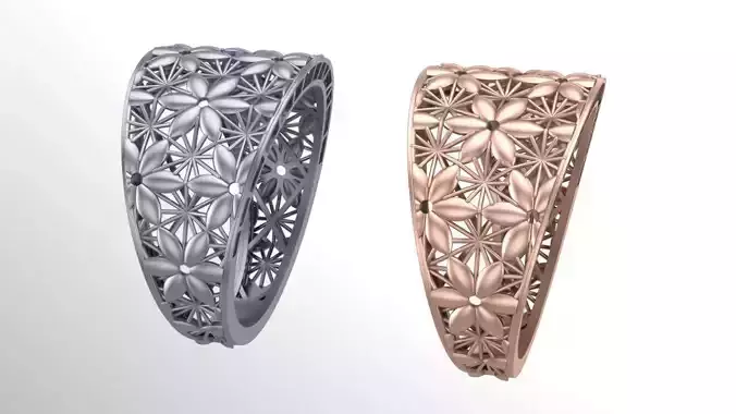 flower base fusion 3D print model