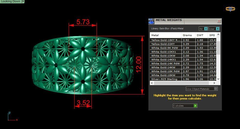 flower base fusion 3D print model_6