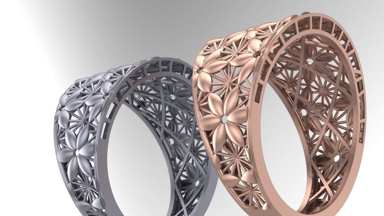 flower base fusion 3D print model_2