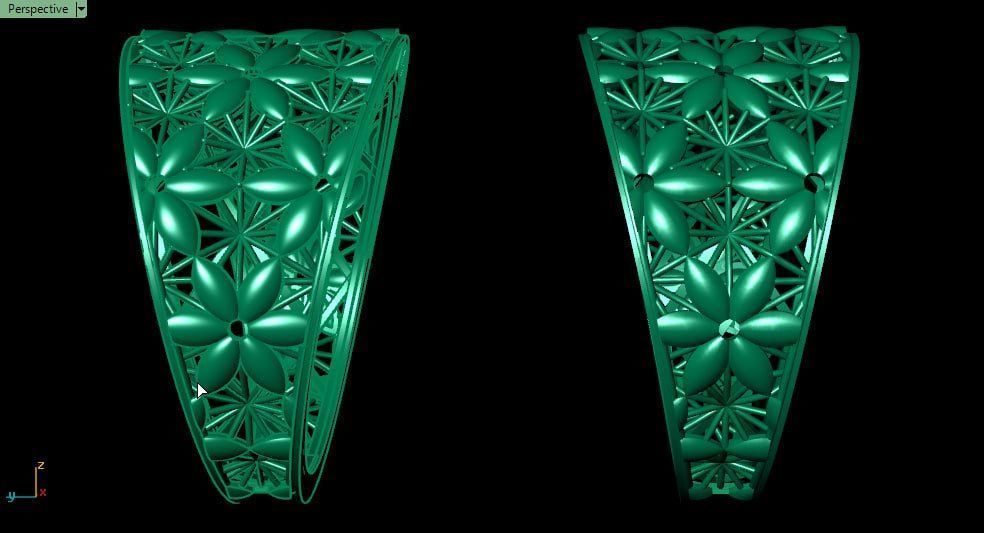 flower base fusion 3D print model_5