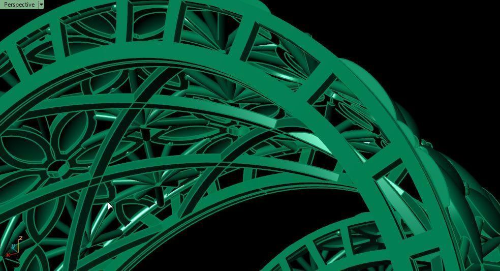 flower base fusion 3D print model_4