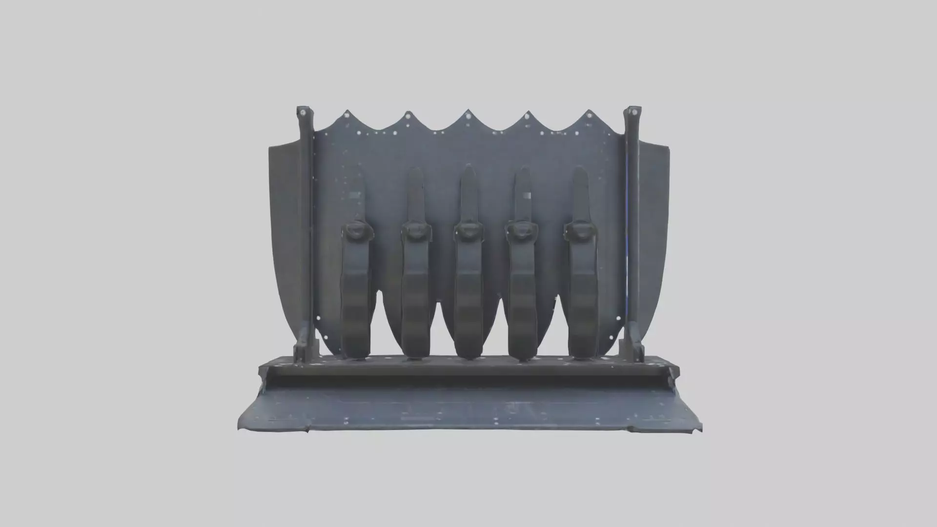 Shieldrack Model Low-poly 3D model_0