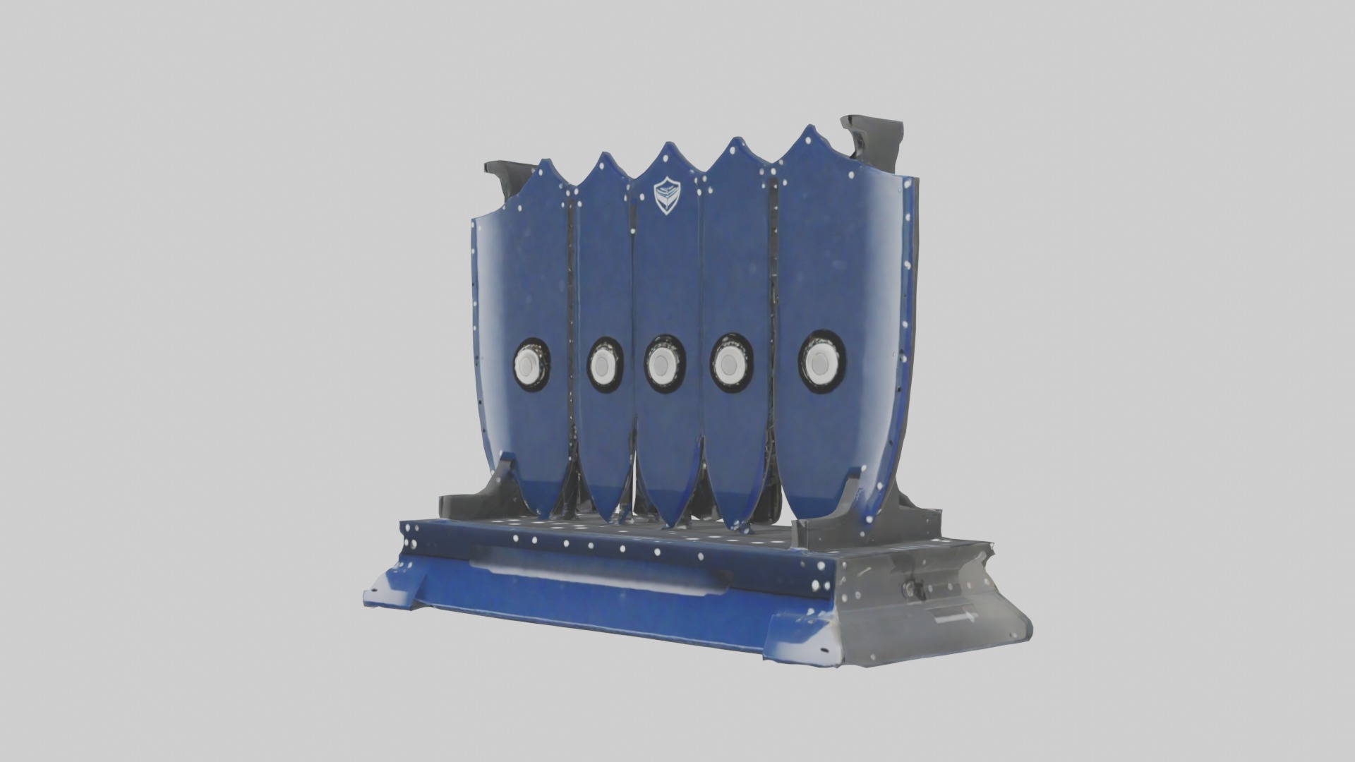 Shieldrack Model Low-poly 3D model_4
