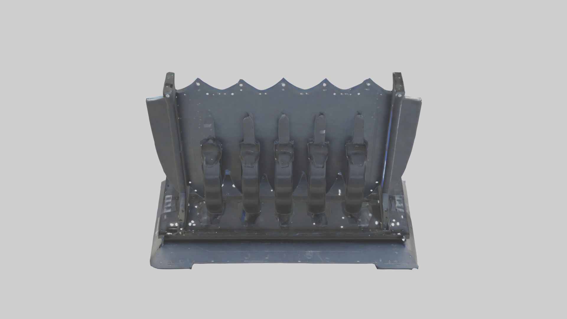 Shieldrack Model Low-poly 3D model_9
