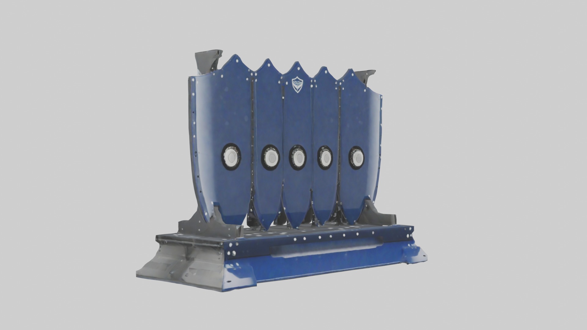 Shieldrack Model Low-poly 3D model_5