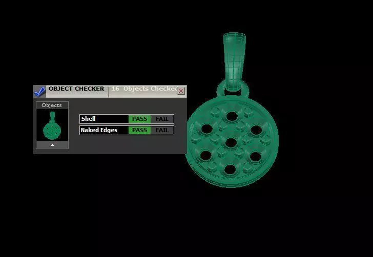 Diamond Pendant 3D print model