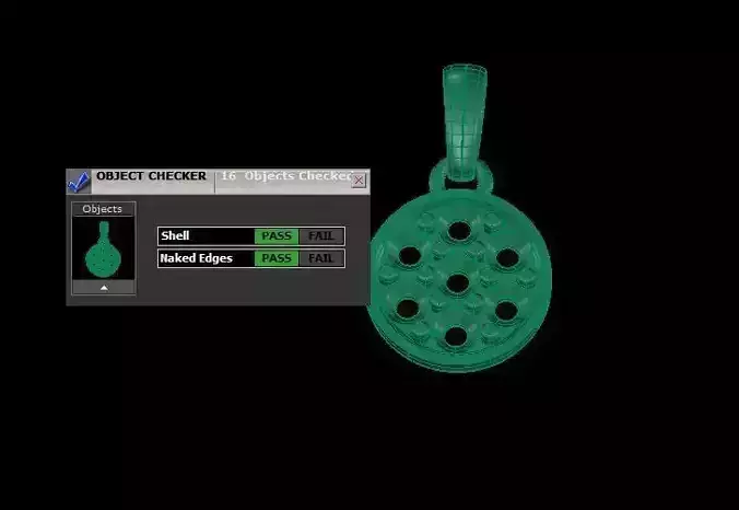 Diamond Pendant 3D print model