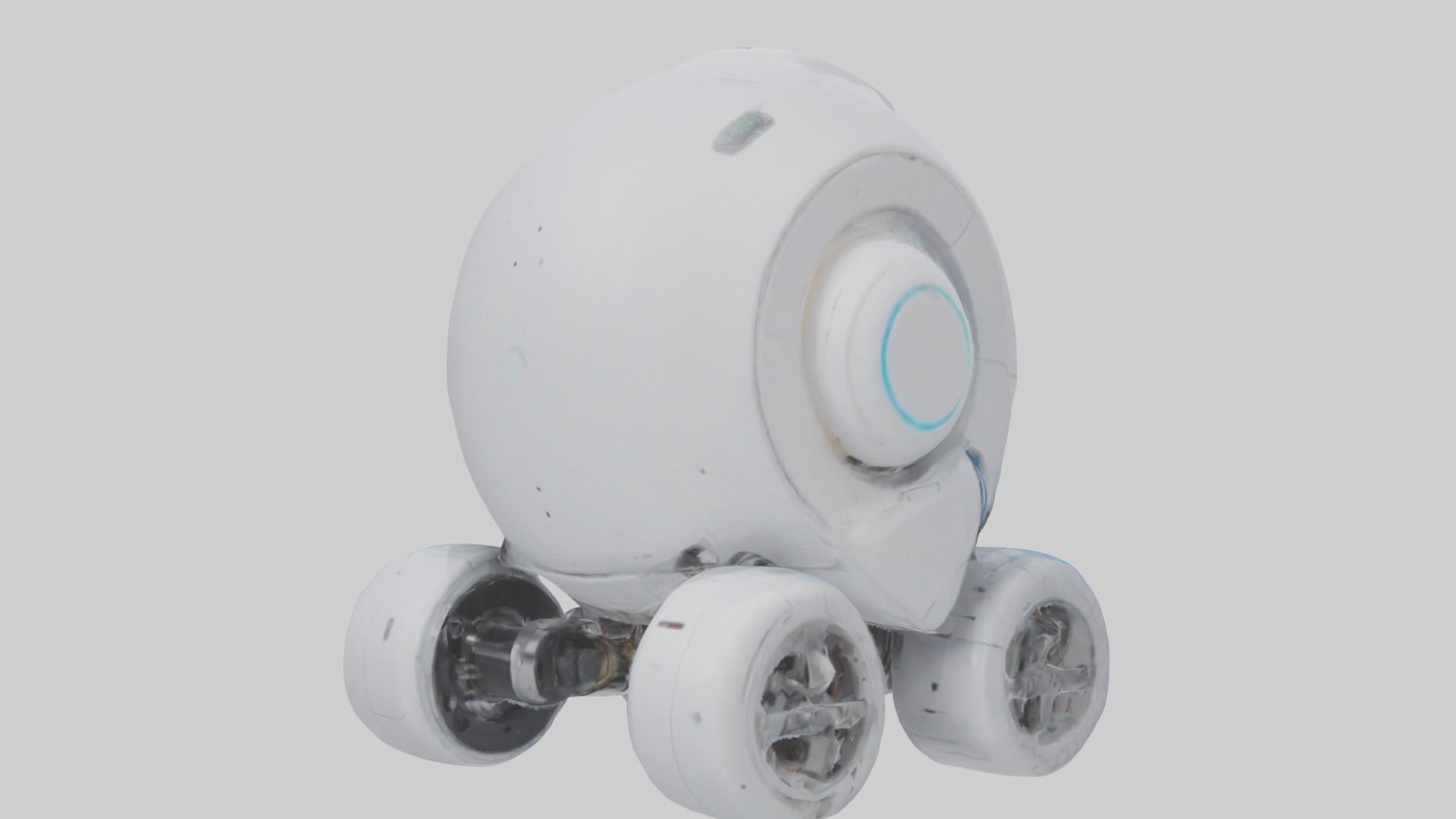 Self Cleaning Robot M 1 Low-poly 3D model_3