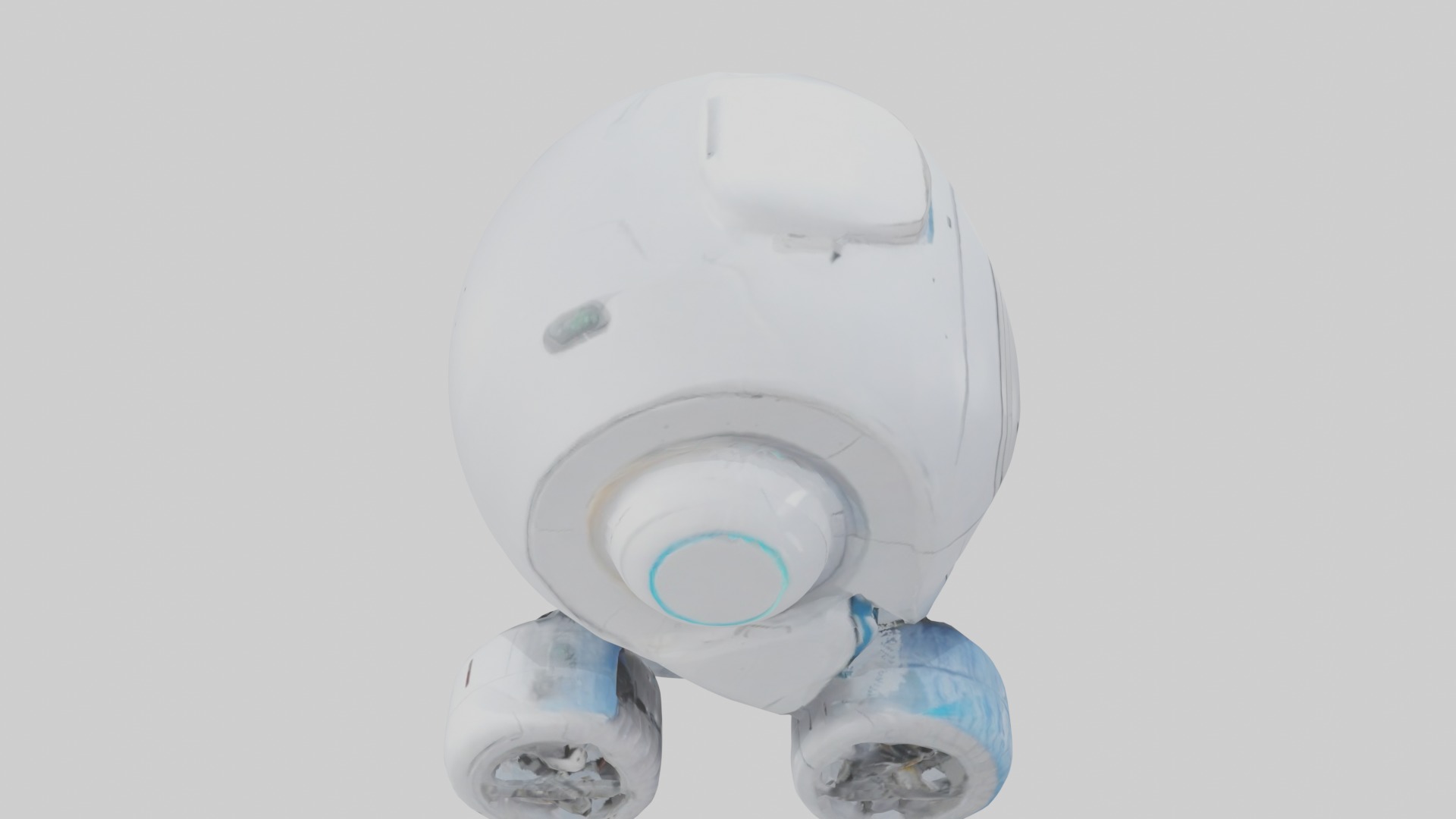 Self Cleaning Robot M 1 Low-poly 3D model_12