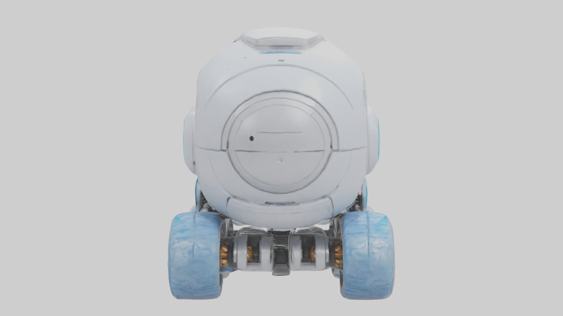 Self Cleaning Robot M 1 Low-poly 3D model_4