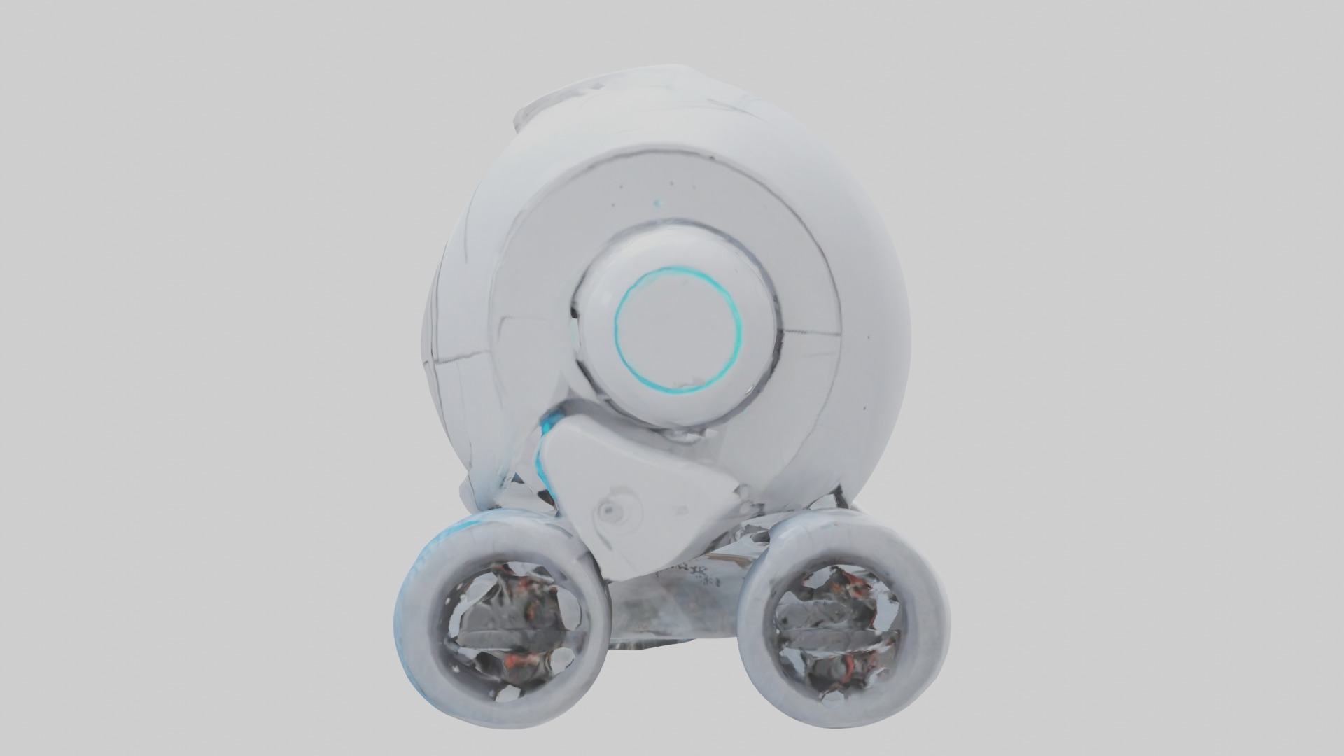 Self Cleaning Robot M 1 Low-poly 3D model_6