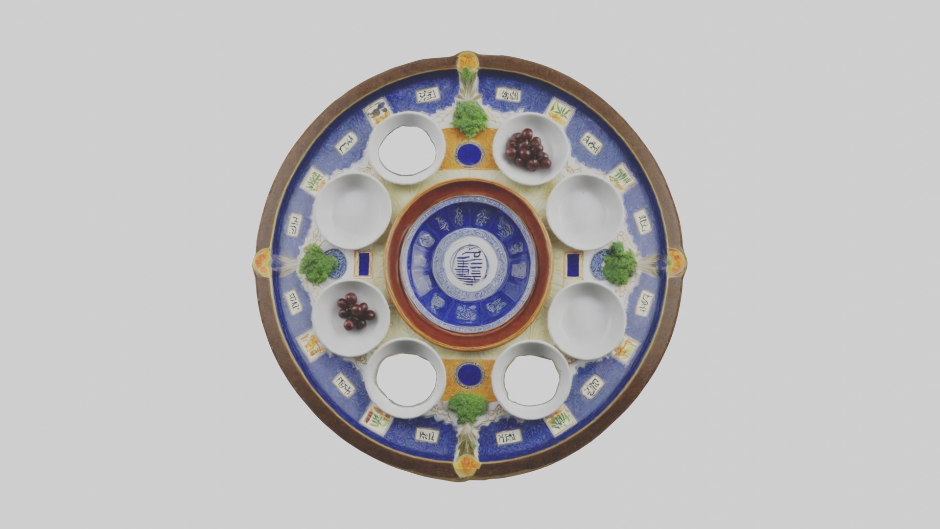 Sederplate Model Low-poly 3D model_3