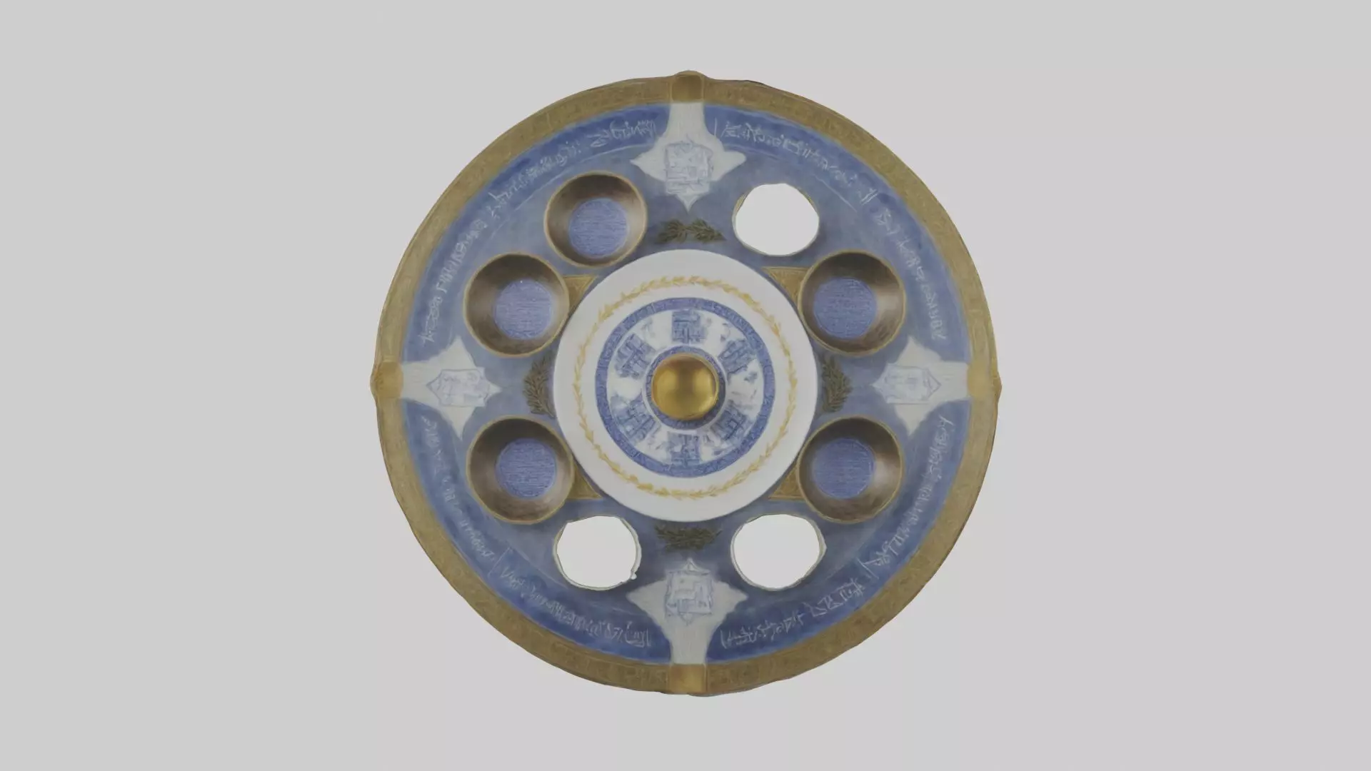 Sederplate Model Low-poly 3D model_0