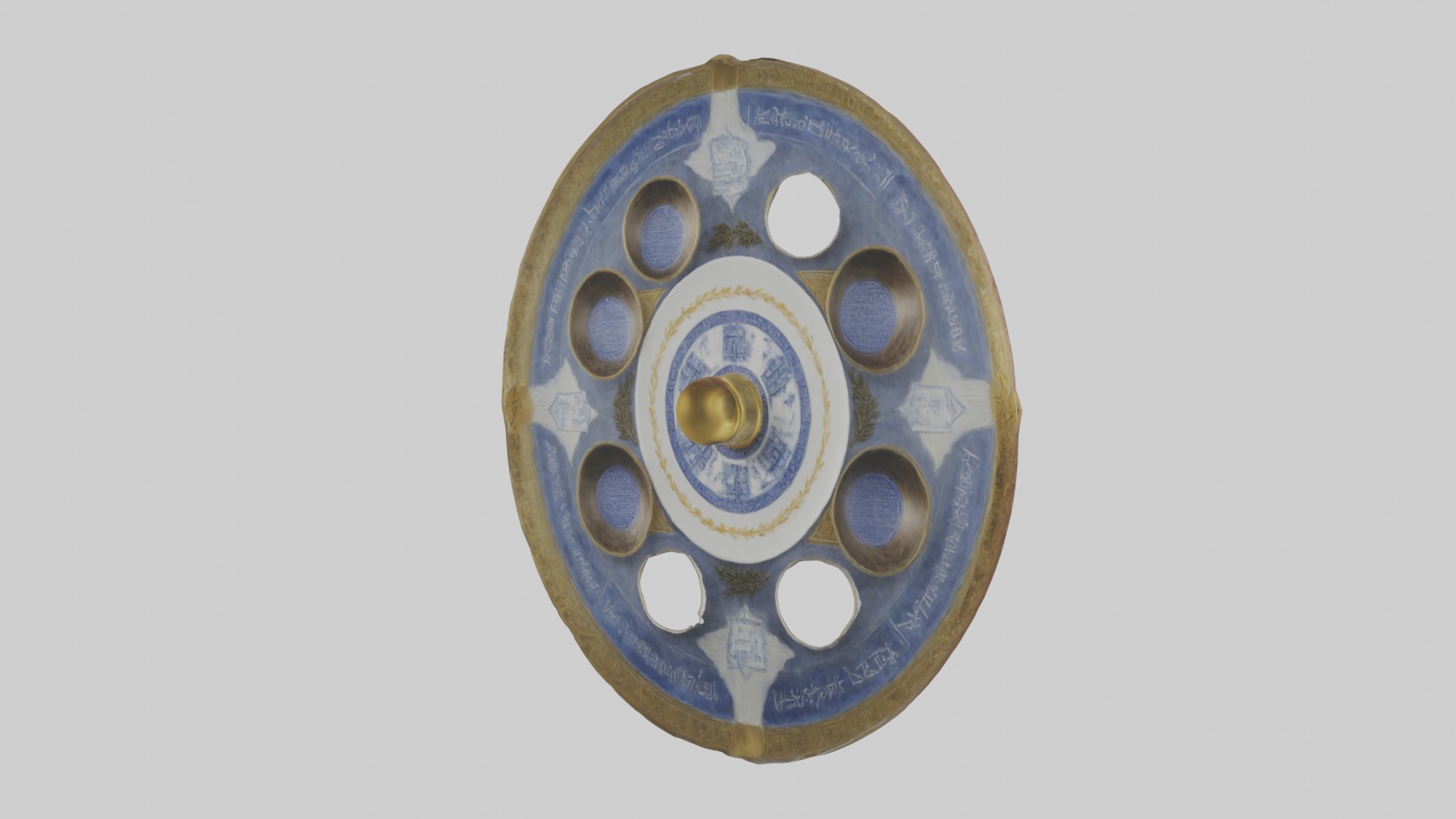 Sederplate Model Low-poly 3D model_2