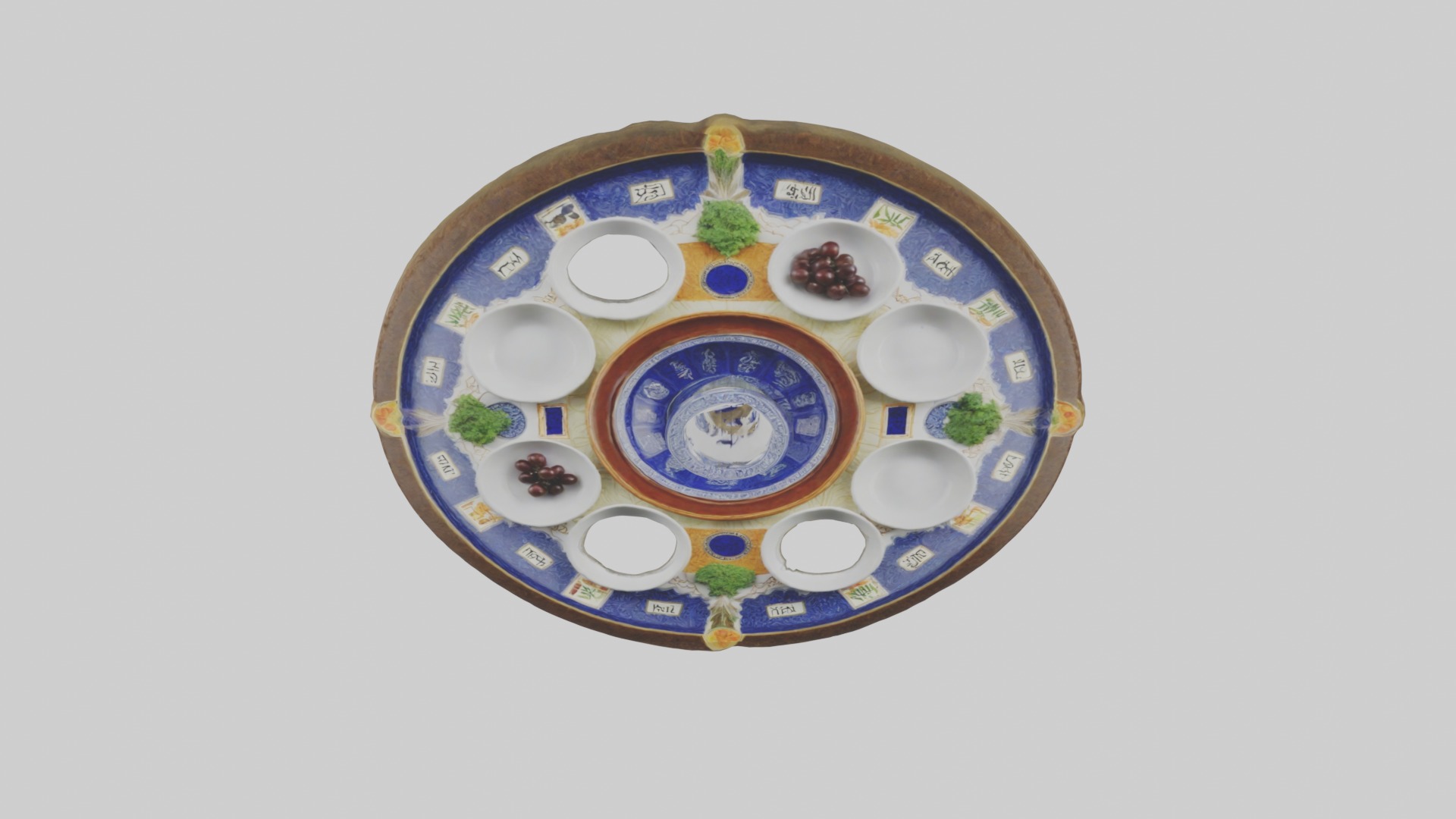 Sederplate Model Low-poly 3D model_10