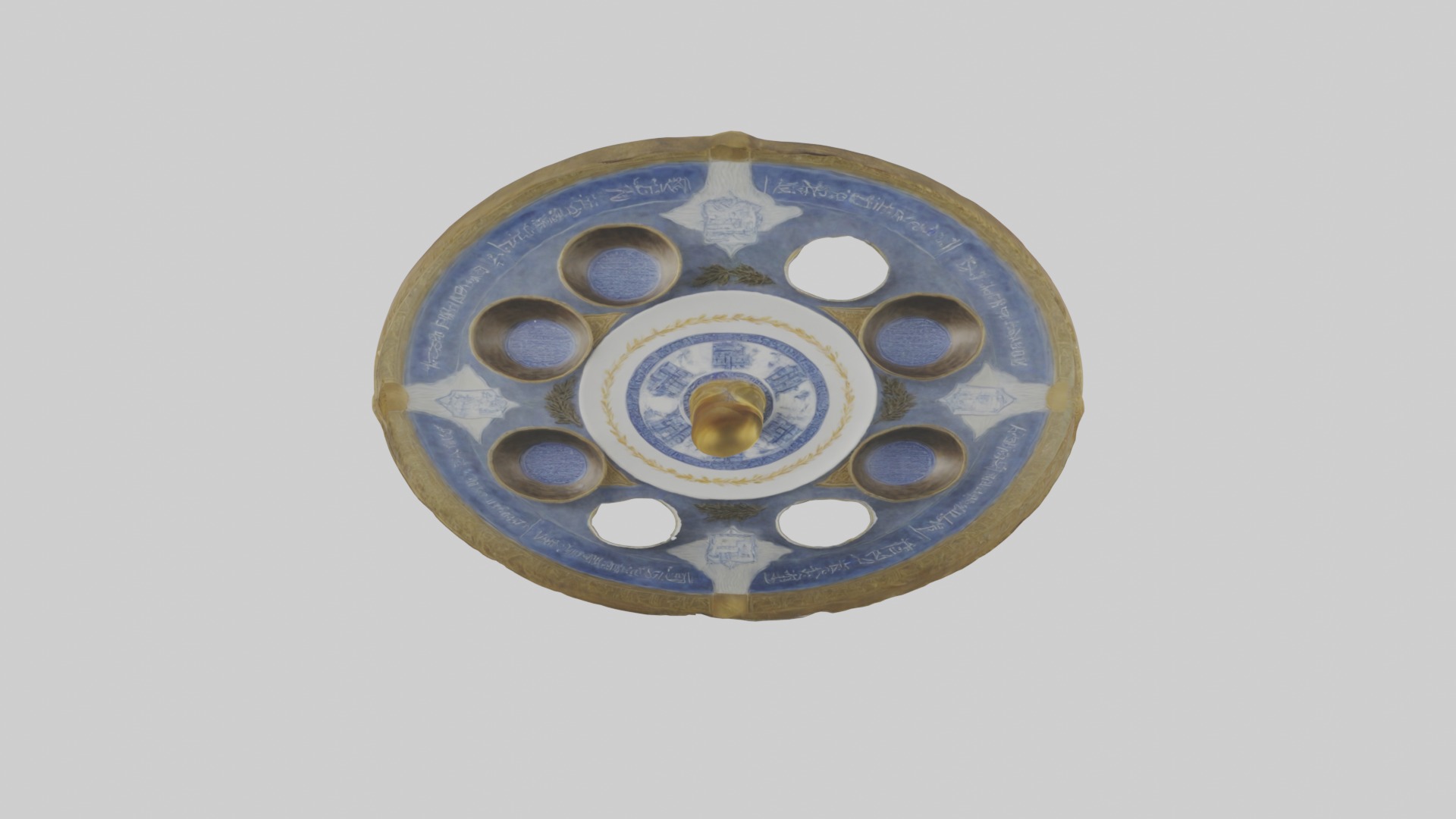 Sederplate Model Low-poly 3D model_9