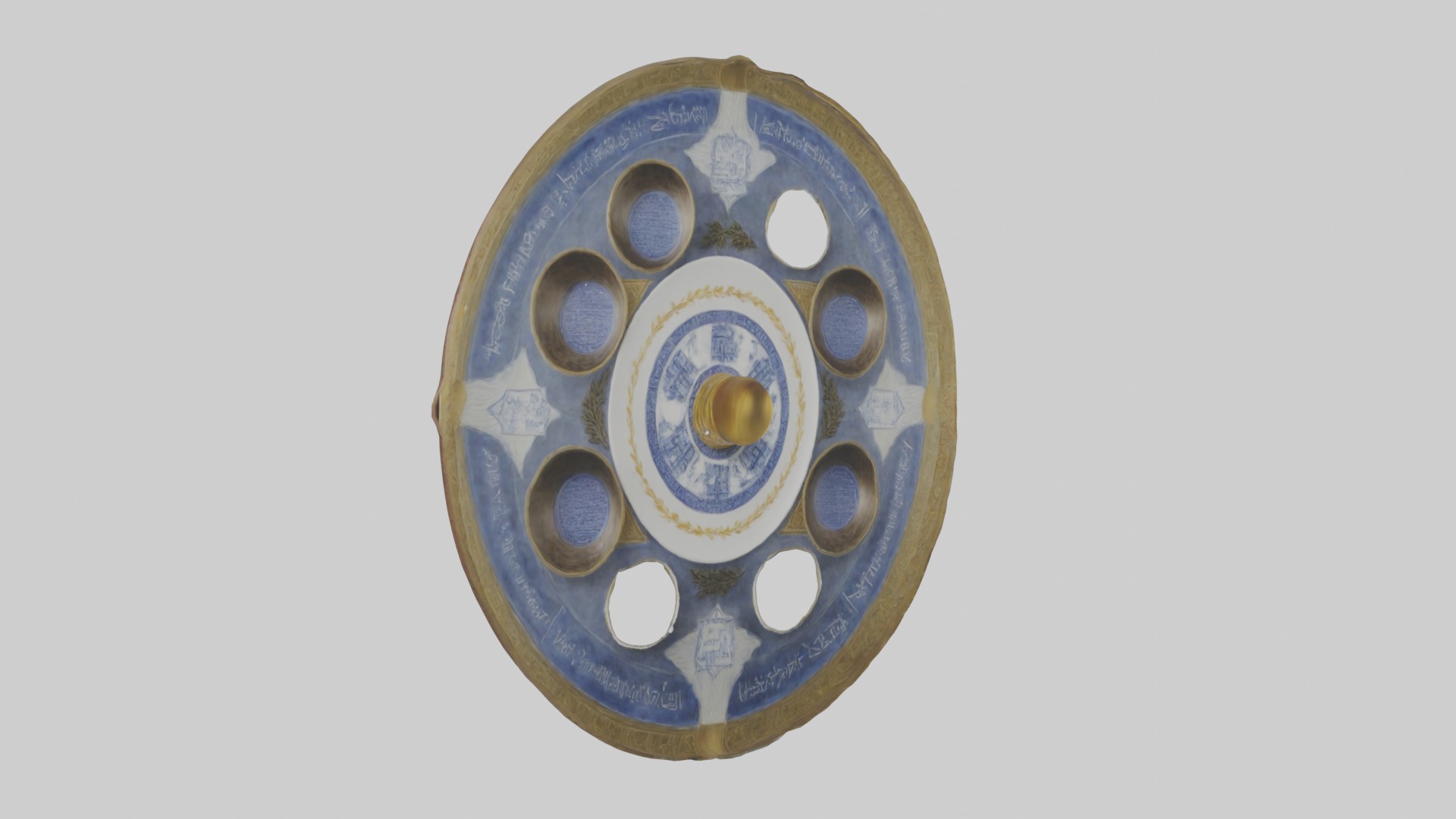 Sederplate Model Low-poly 3D model_1